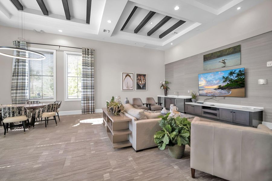 Furnished interior view inside a new home in , Ave Maria (Image 14).