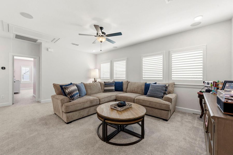 Furnished interior view inside a new home in , Conroe (Image 28).