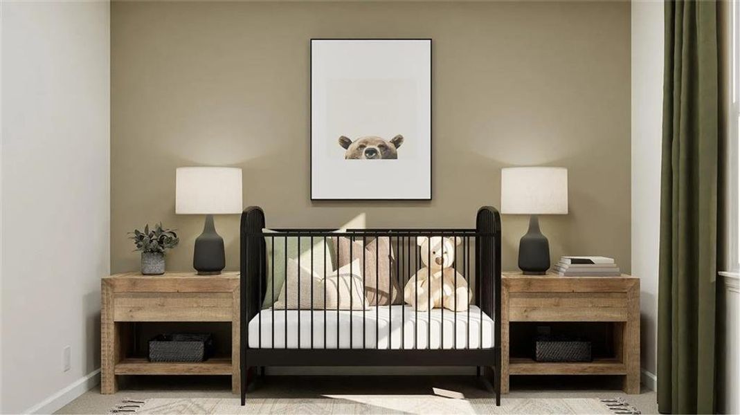 Furnished interior view inside a new home in , Locust Grove (Image 18).