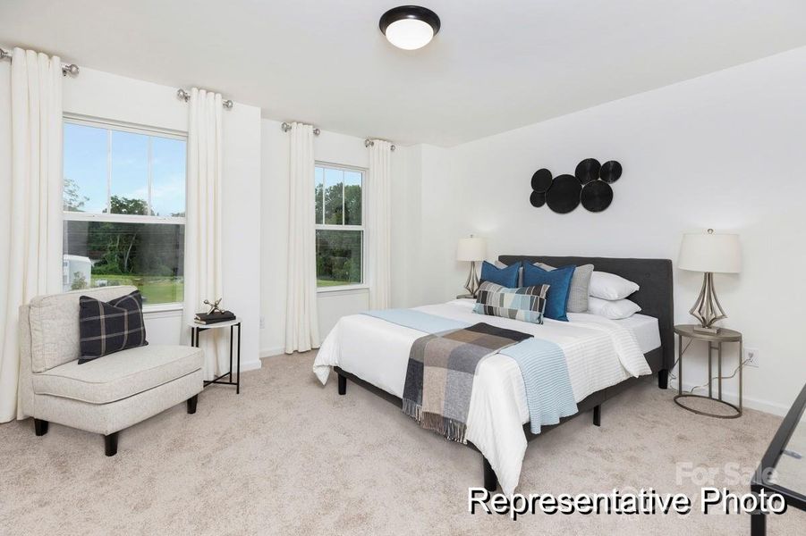 Furnished interior view inside a new home in Mooreland Oaks, Mount Holly (Image 18).