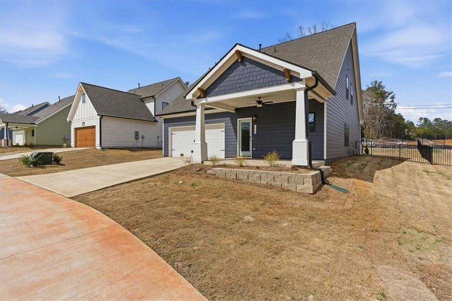 Exterior details and patio area of a home in Ferguson Corners, Emerson (Image 4).