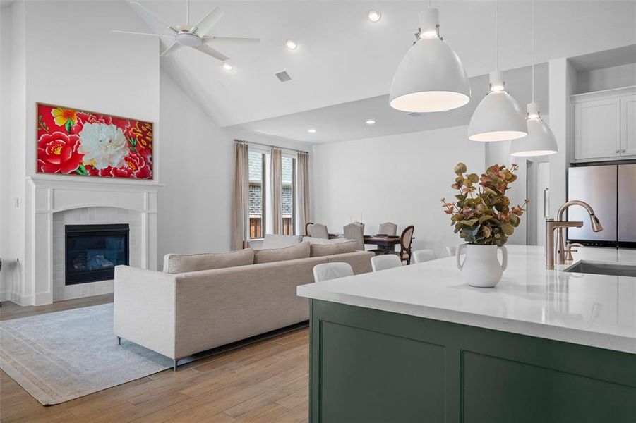 Furnished interior view inside a new home in Walsh, Fort Worth (Image 6).