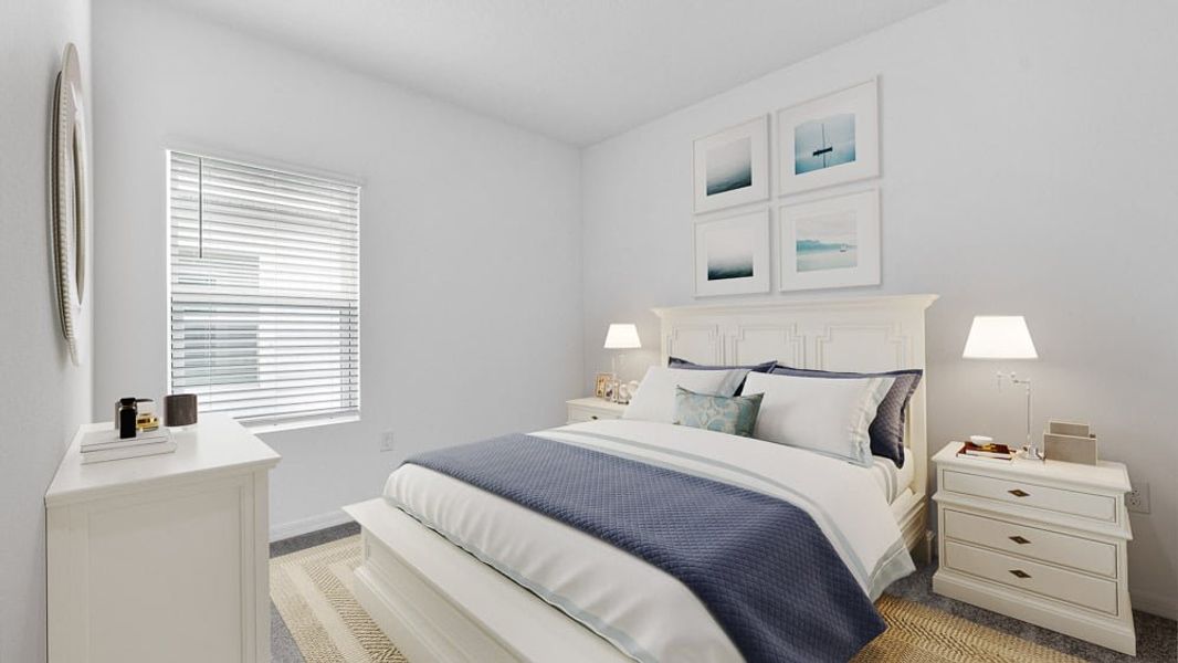 Representative furnished interior of a home built from the Sage by Taylor Morrison in Coopers Meadow, Jacksonville (Image 16).