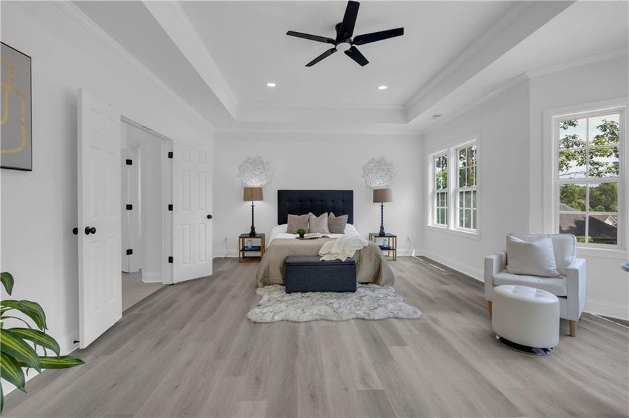 Furnished interior view inside a new home in , Douglasville (Image 17).