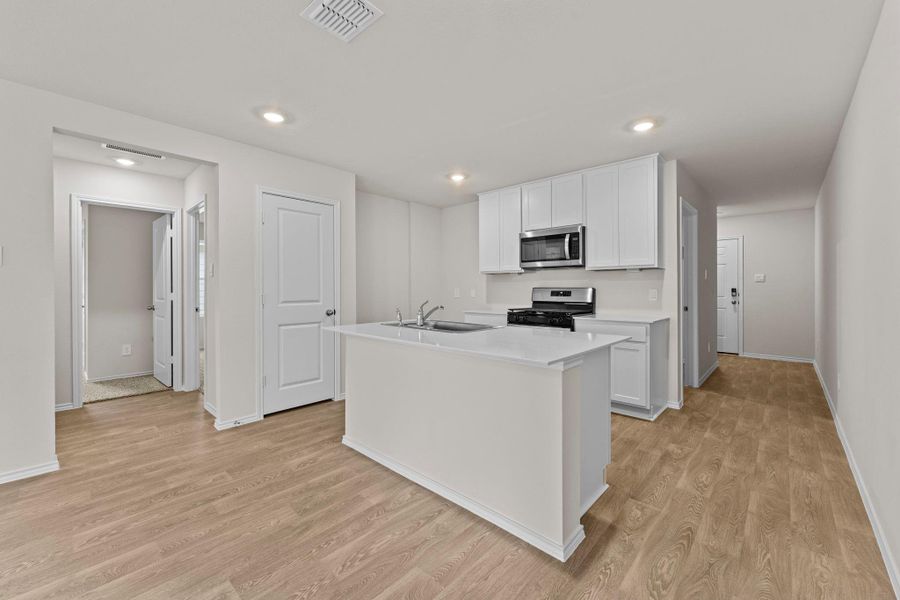 Furnished interior view inside a new home in , San Marcos (Image 7). Furnished interior view inside a new home in , San Marcos (Image 7).