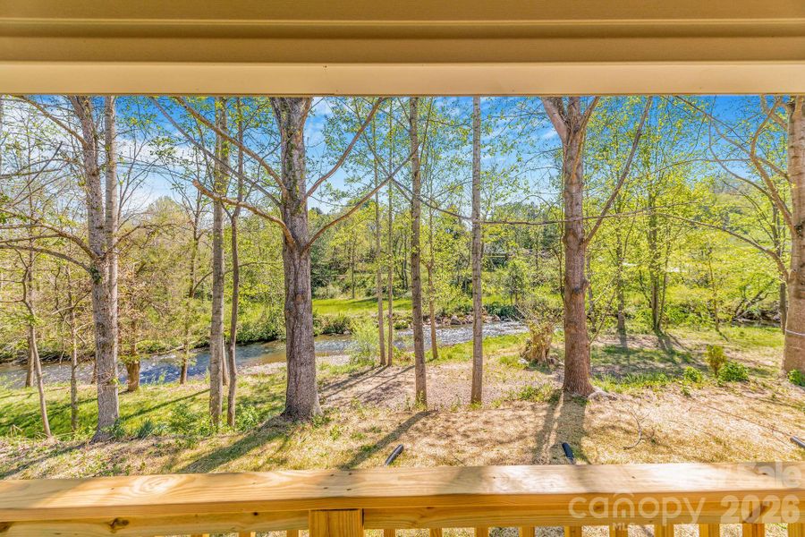 private deck off primary bedroom