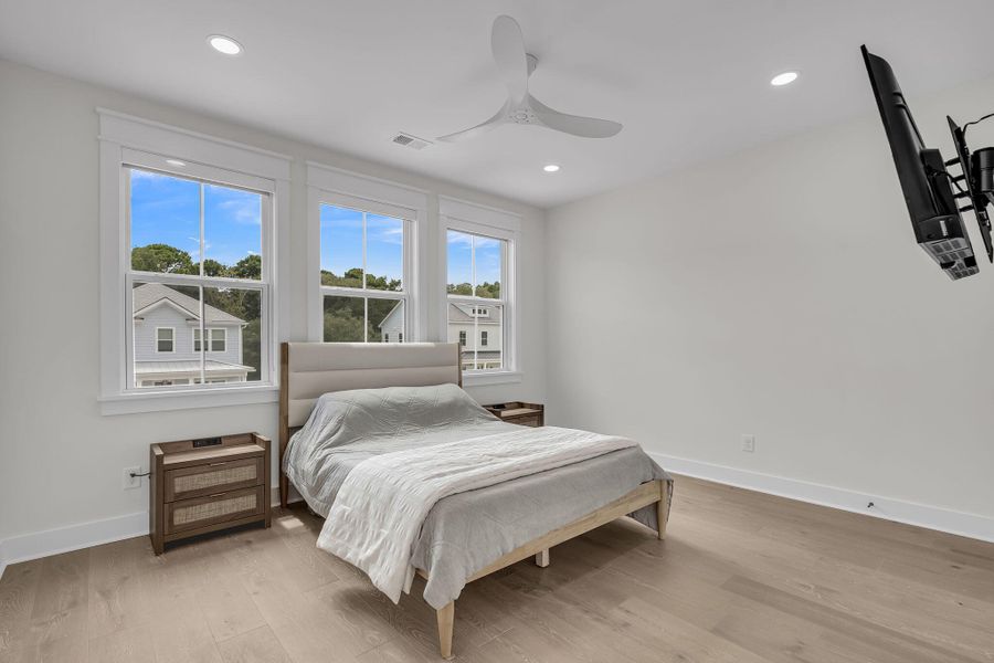 Furnished interior view inside a new home in Overlook at Copahee Sound, Awendaw (Image 41).
