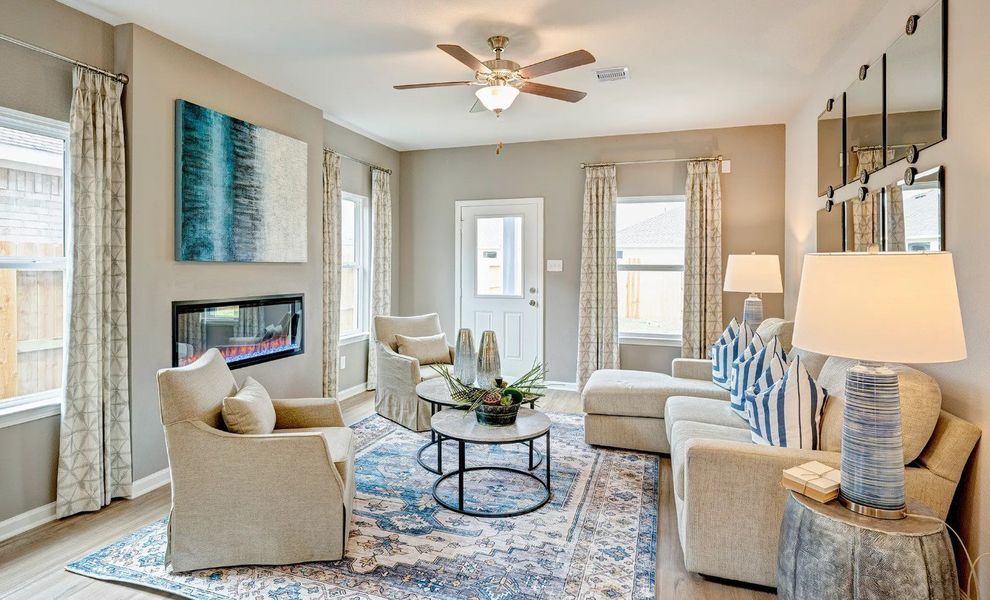 Furnished interior view inside a new home in Jackson Hills, Clarksville (Image 6).
