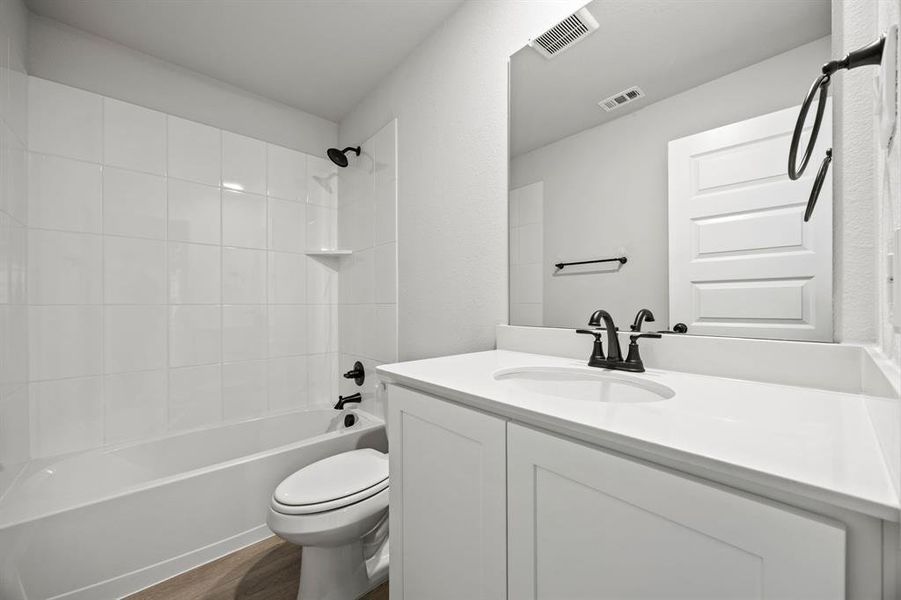 Furnished interior view inside a new home in Kings Way, Denton (Image 5).