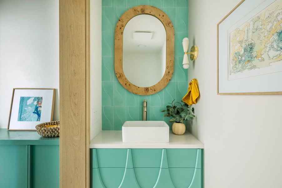 Furnished interior view inside a new home in , Austin (Image 28).