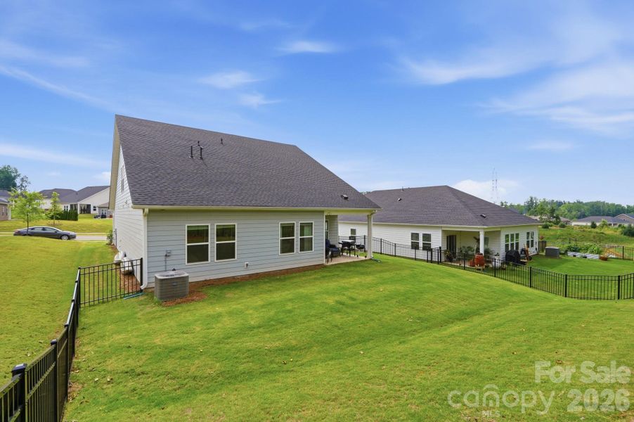 Exterior details and patio area of a home in , Charlotte (Image 27).