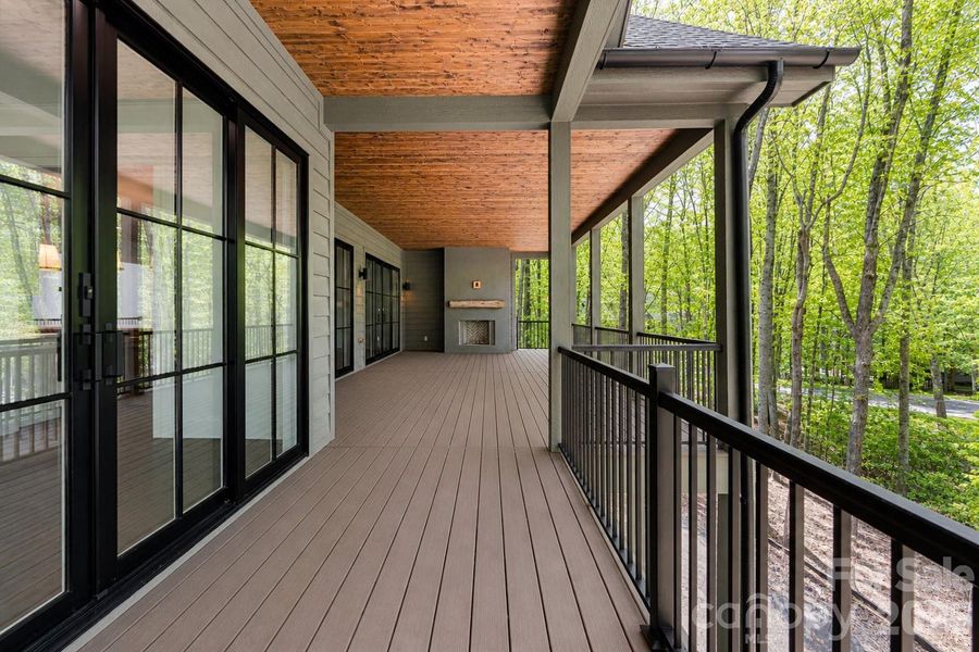 Covered Back Deck