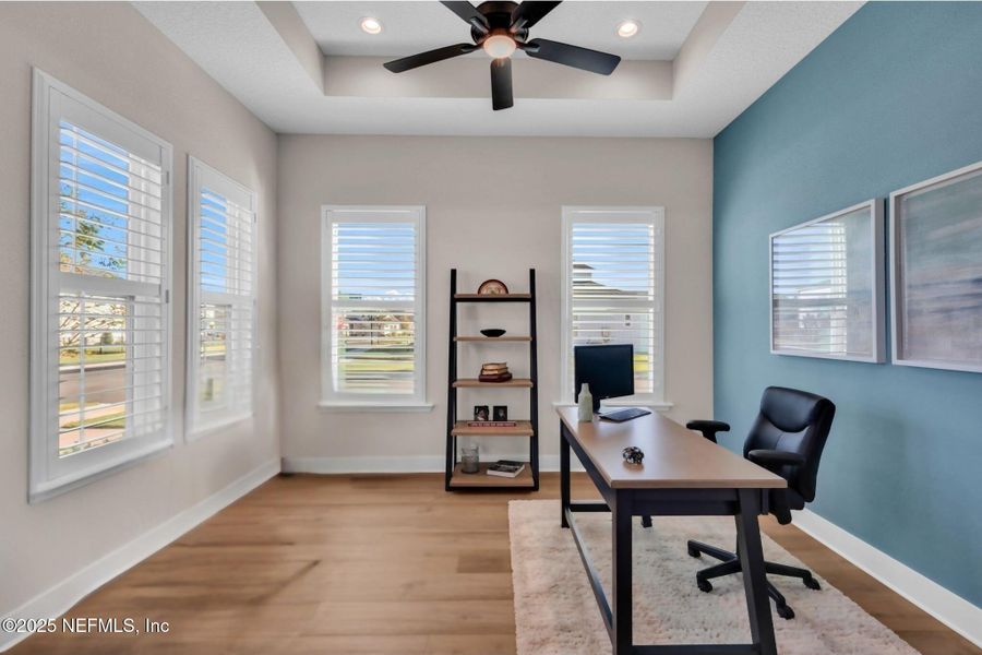 Furnished interior view inside a new home in Seven Pines, Jacksonville (Image 18). Furnished interior view inside a new home in Seven Pines, Jacksonville (Image 18).