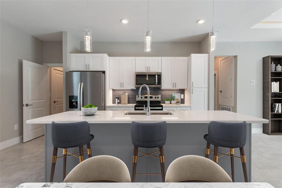 Furnished interior view inside a new home in , North Port (Image 6). Furnished interior view inside a new home in , North Port (Image 6).