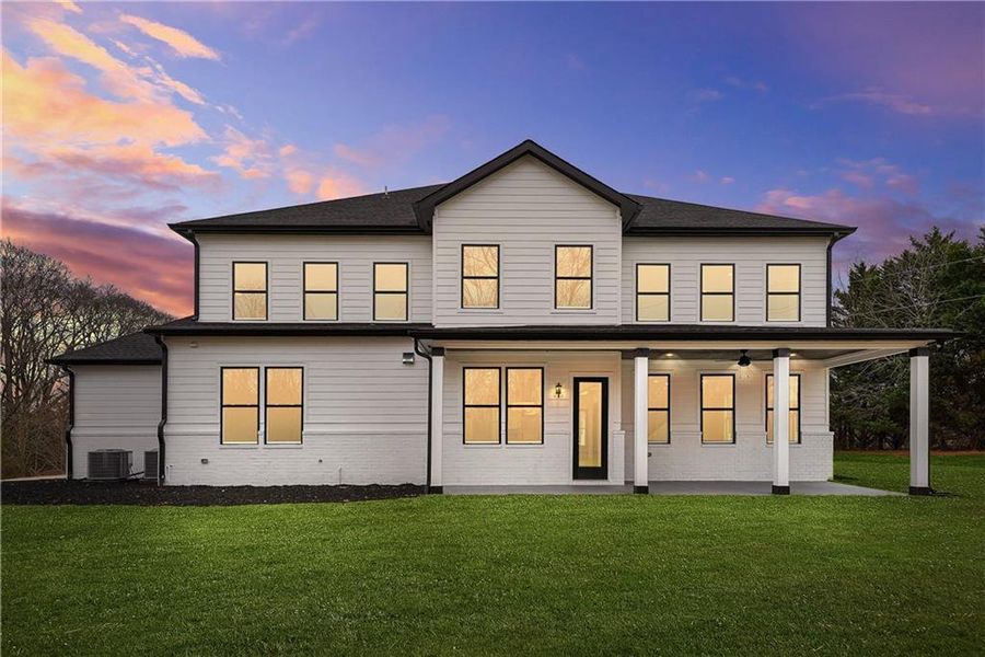 Exterior details and patio area of a home in , Hoschton (Image 4).