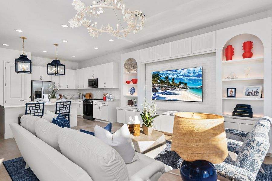 Representative furnished interior of a home built from the Luna by GL Homes in Valencia Sky (55+), Naples (Image 8).