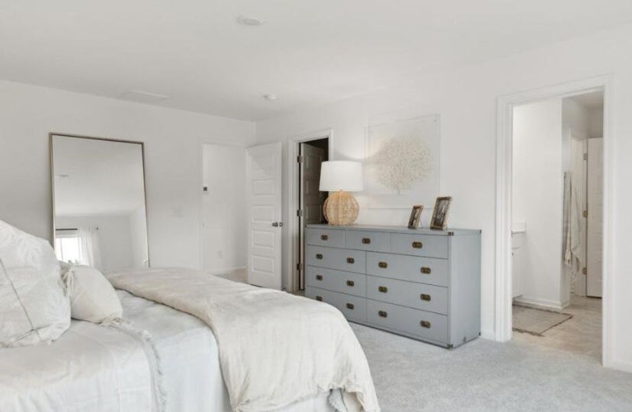 Furnished interior view inside a new home in Sweetgrass at Summers Corner, Summerville (Image 19).