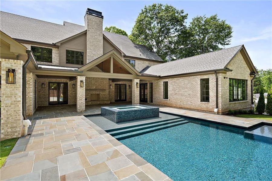 Exterior details and patio area of a home in , Atlanta (Image 29).