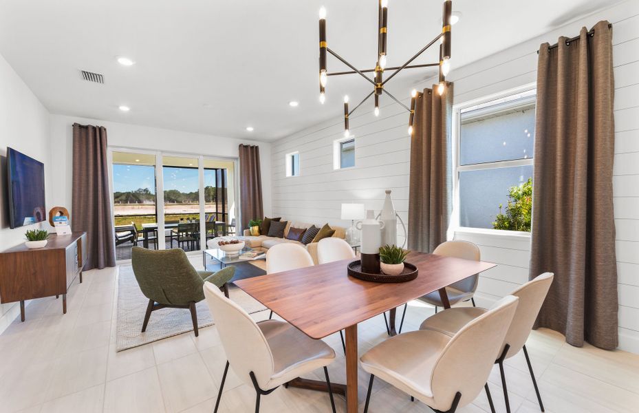 Representative furnished interior of a home built from the Contour by DiVosta in BeachWalk by Manasota Key, Englewood (Image 9). Representative furnished interior of a home built from the Contour by DiVosta in BeachWalk by Manasota Key, Englewood (Image 9).