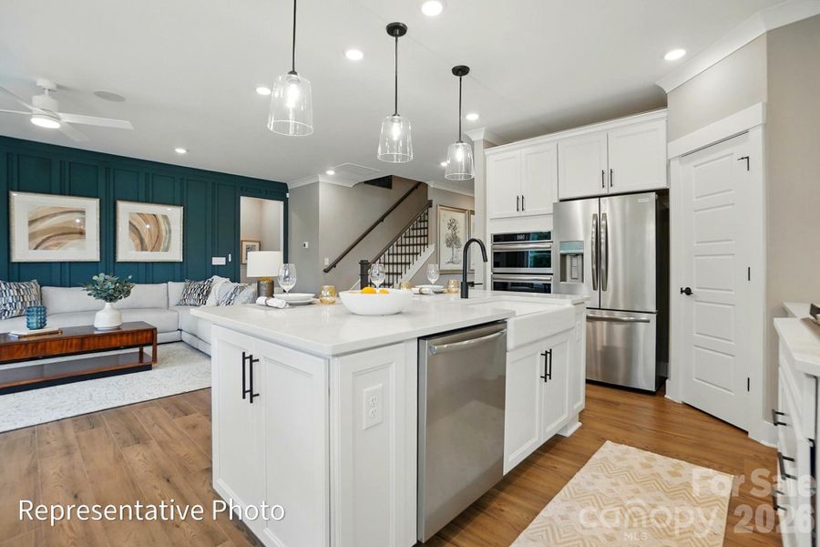 Furnished interior view inside a new home in Heritage - 55+ Community, Indian Trail (Image 26).