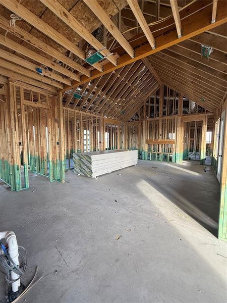 In-progress construction of a new home in , Celeste, TX (Image 5).