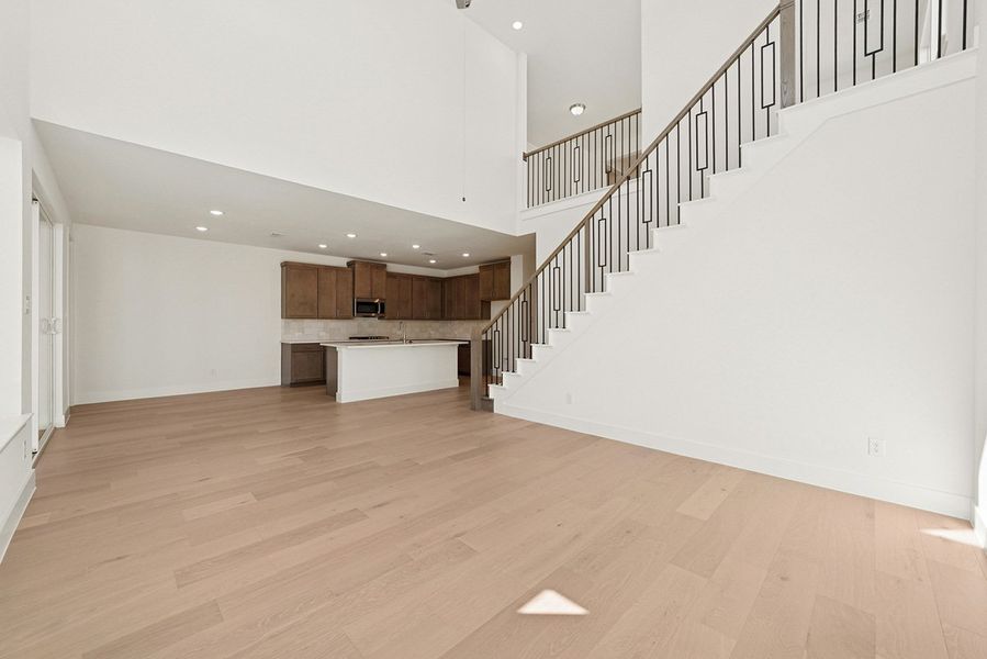 Representative unfurnished interior of a home built from the Skybrook by Landon Homes in Fields - East Village, Frisco (Image 18). Representative unfurnished interior of a home built from the Skybrook by Landon Homes in Fields - East Village, Frisco (Image 18).