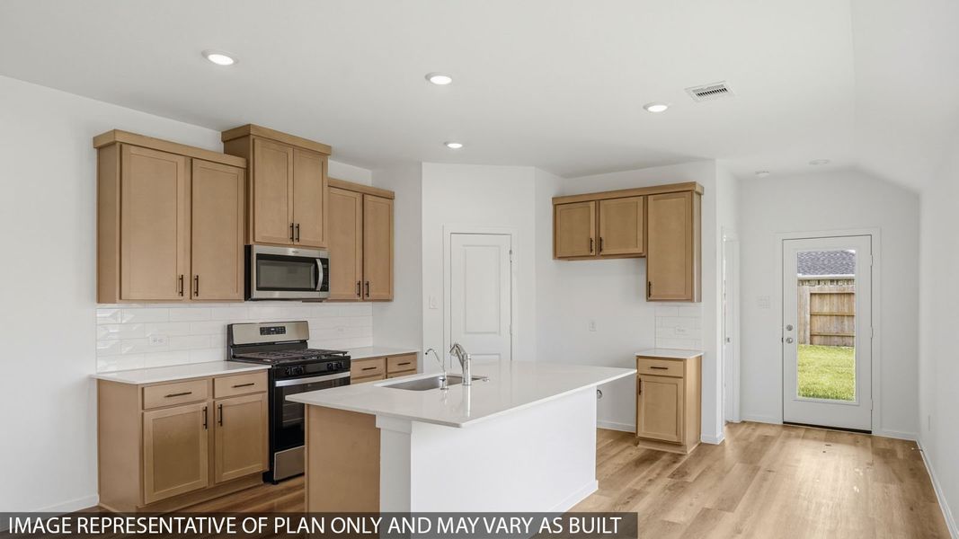 Furnished interior view inside a new home in Cypress Green, Tomball (Image 8).