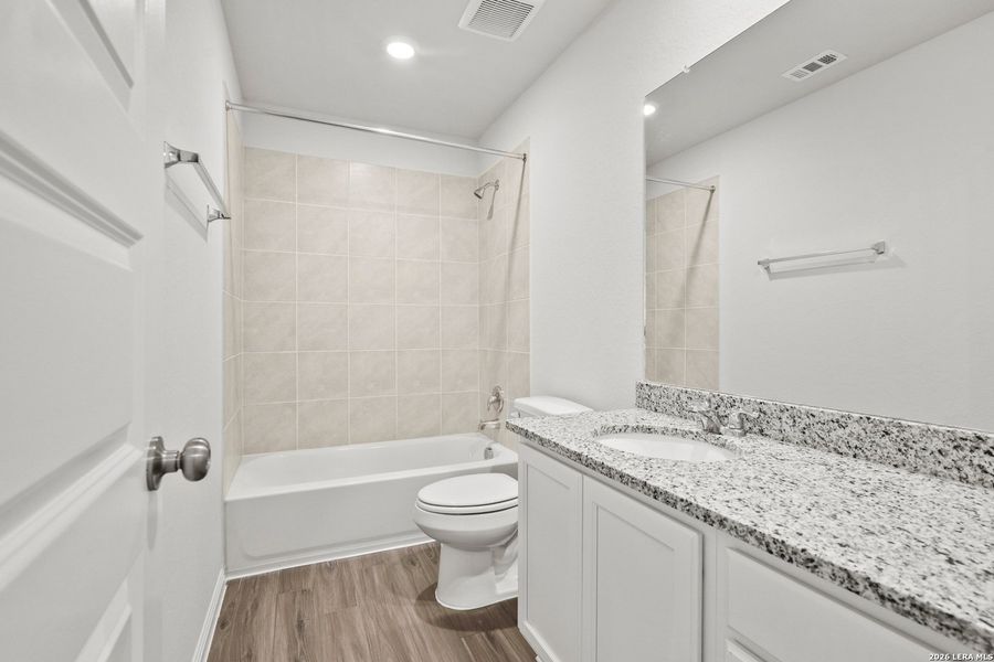 Furnished interior view inside a new home in Hunters Ranch, San Antonio (Image 10).
