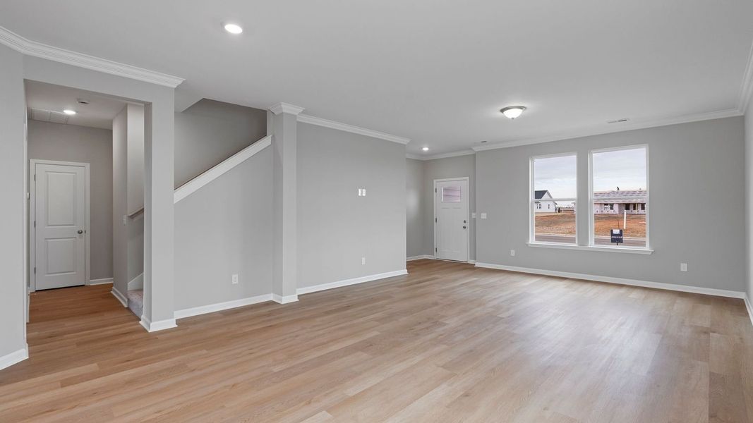 Representative unfurnished interior of a home built from the The Stella by Davidson Homes LLC in Ivy Glen, Perry (Image 12).