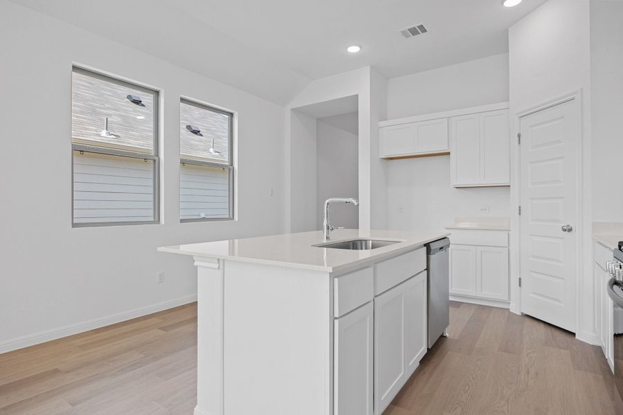 Furnished interior view inside a new home in Trinity Ranch, Elgin (Image 8).