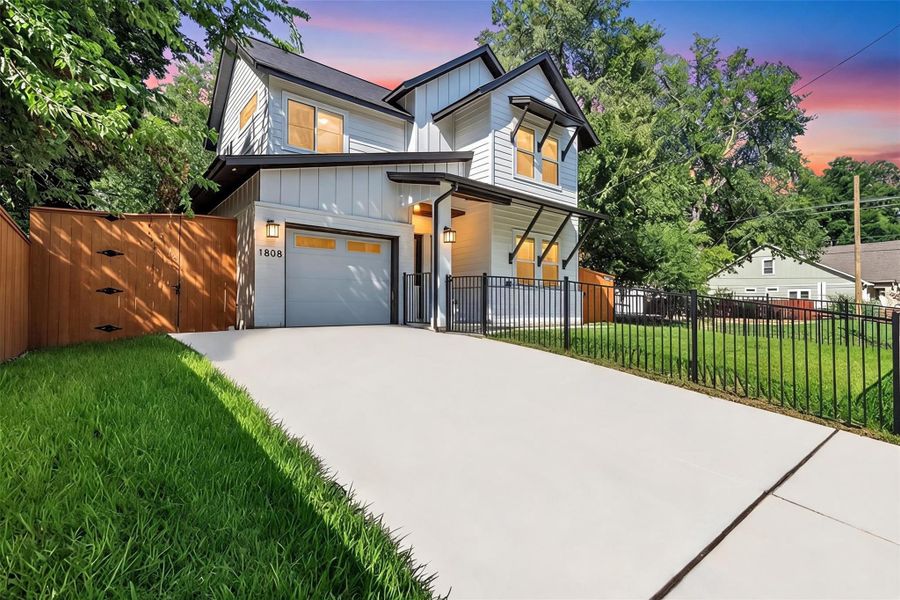 Front exterior of a new home in , Austin, TX, highlighting curb appeal (Image 26).