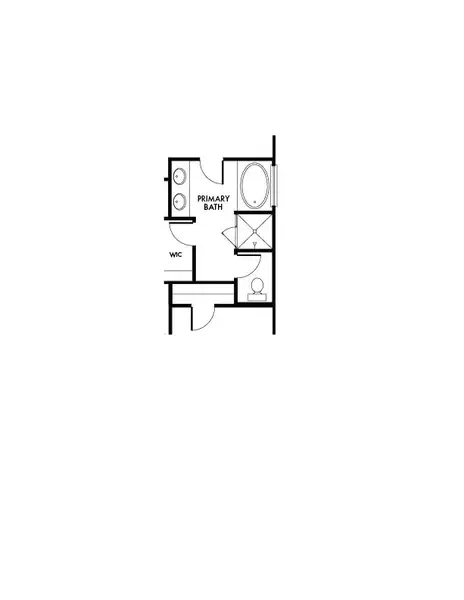 2D floor plan layout for the Elm by Impression Homes in Northspur, Terrell, TX (Image 10).