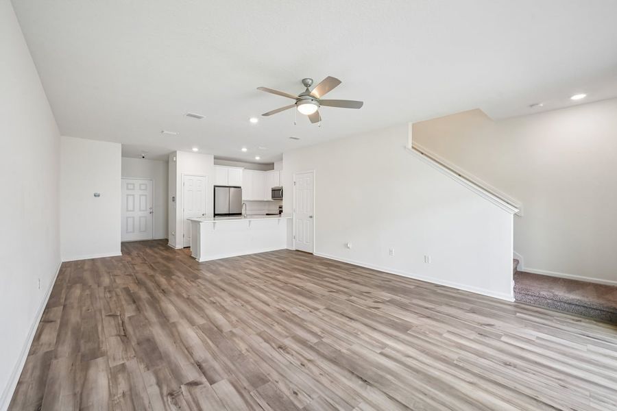 Spacious, unfurnished interior of a new home in Orchard Park Townhomes, St. Augustine (Image 12).