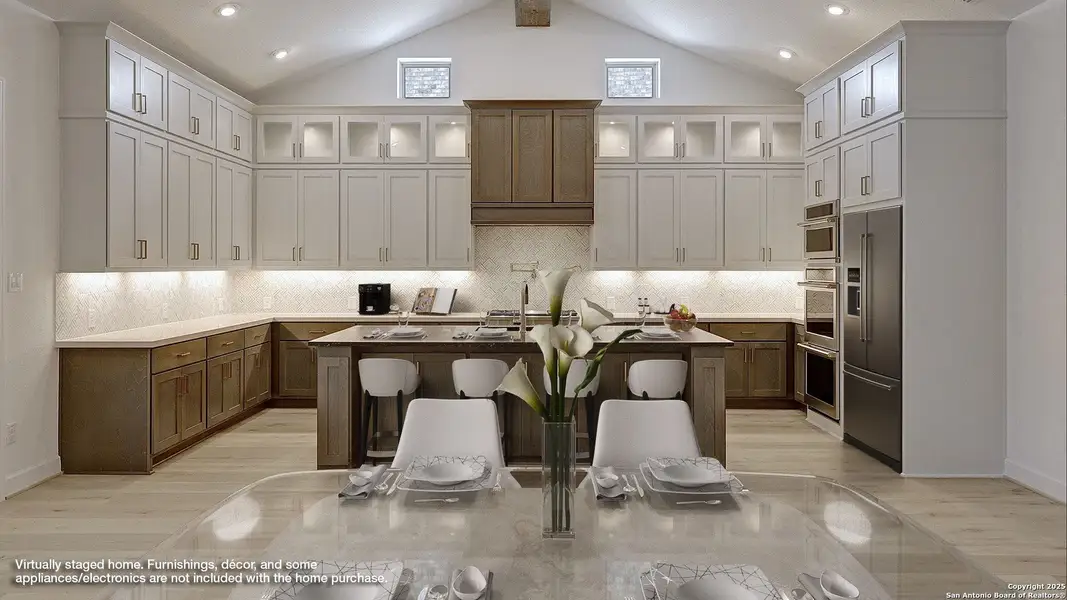 Furnished interior view inside a new home in The Dominion 70', San Antonio (Image 10).