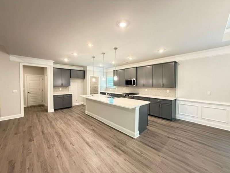 Furnished interior view inside a new home in Tuscany Hills, Douglasville (Image 9).