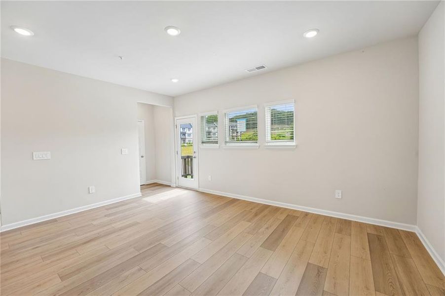 Spacious, unfurnished interior of a new home in Hemingway - Highland Series, Cumming (Image 22).