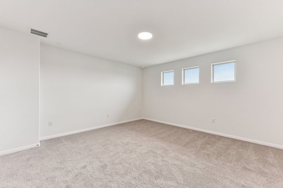 Spacious, unfurnished interior of a new home in Crosswinds, Kyle (Image 24). Spacious, unfurnished interior of a new home in Crosswinds, Kyle (Image 24).