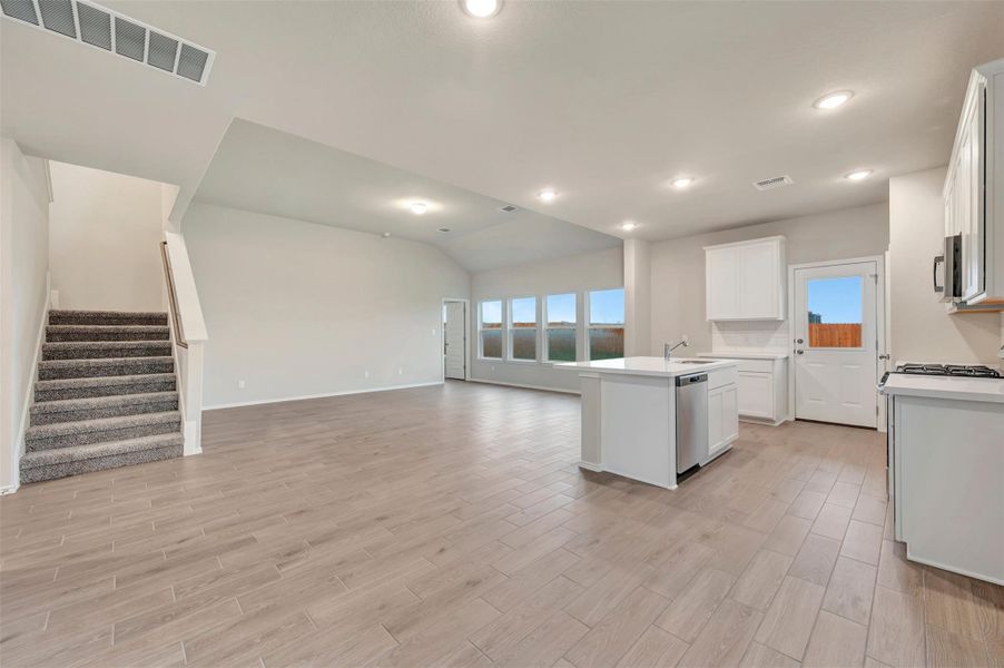 Furnished interior view inside a new home in Carillon, Manor (Image 8).