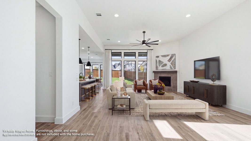 Furnished interior view inside a new home in Hillstead, Lavon (Image 7).
