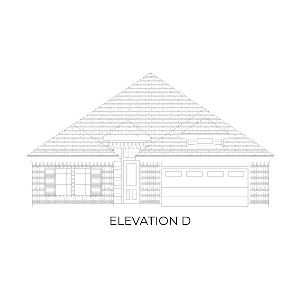 Representative rendering of the exterior for the McKinnon F by First Texas Homes (Image 5).