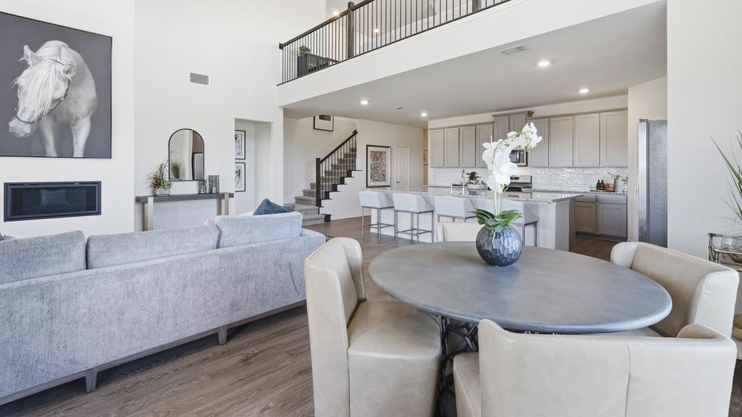 Furnished interior view inside a new home in Lakewood Trails, Forney (Image 13). Furnished interior view inside a new home in Lakewood Trails, Forney (Image 13).
