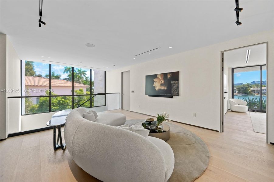Furnished interior view inside a new home in , Miami Beach (Image 4). Furnished interior view inside a new home in , Miami Beach (Image 4).