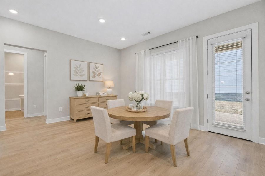 Furnished interior view inside a new home in Twin Oaks, Oakland (Image 9).