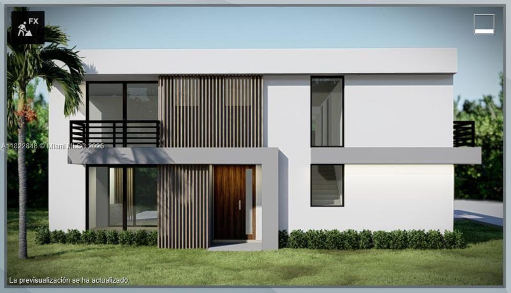 Exterior rendering of this home design in , Fort Lauderdale, FL (Image 2).