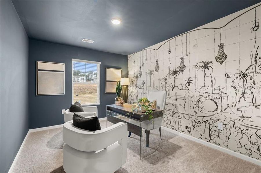 Furnished interior view inside a new home in Reeves Park, Stockbridge (Image 48). Furnished interior view inside a new home in Reeves Park, Stockbridge (Image 48).