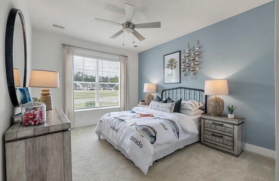 Furnished interior view inside a new home in , Huger (Image 36).