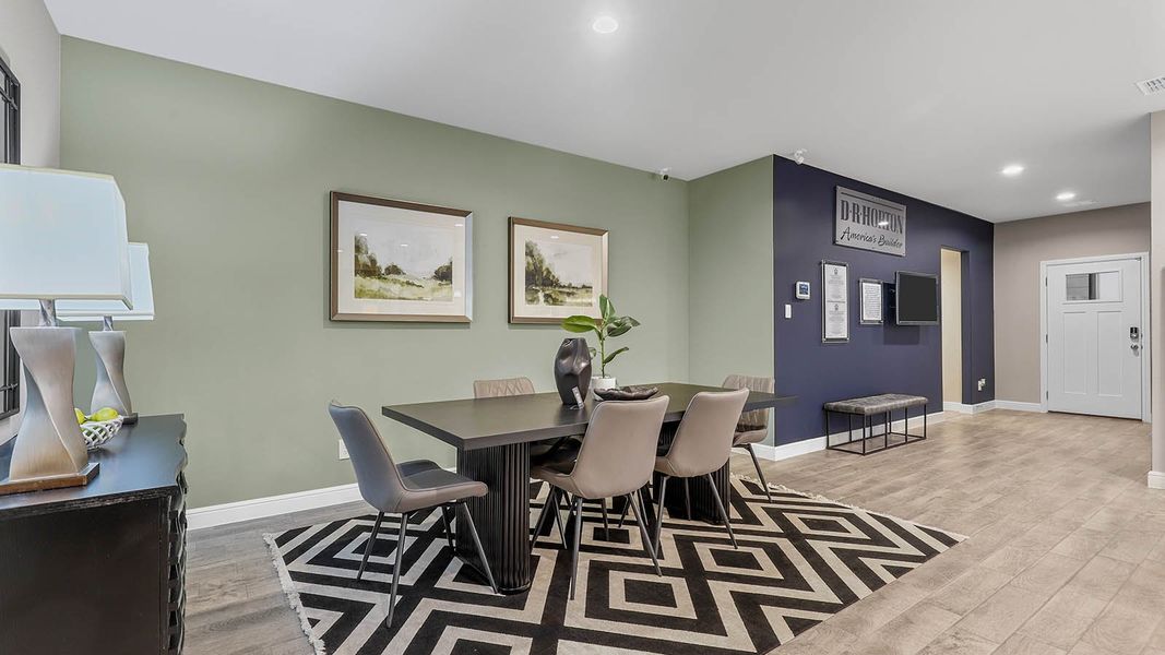 Furnished interior view inside a new home in Sandstone Estates, Granbury (Image 12). Furnished interior view inside a new home in Sandstone Estates, Granbury (Image 12).