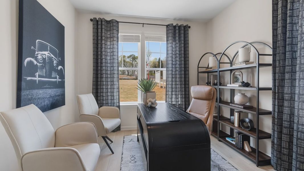 Furnished interior view inside a new home in Daybreak, Newnan (Image 6).