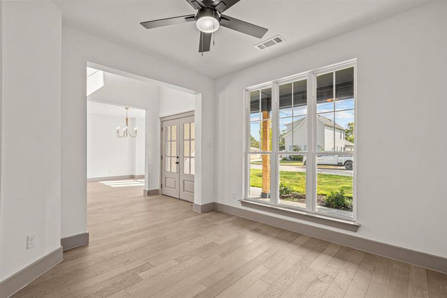 Spacious, unfurnished interior of a new home in , Westworth Village (Image 34). Spacious, unfurnished interior of a new home in , Westworth Village (Image 34).