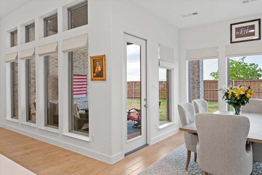 Furnished interior view inside a new home in North Sky, Celina (Image 7).